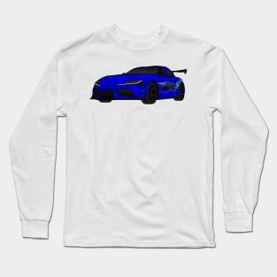 SUPRA DARK-BLUE Long Sleeve T-Shirt